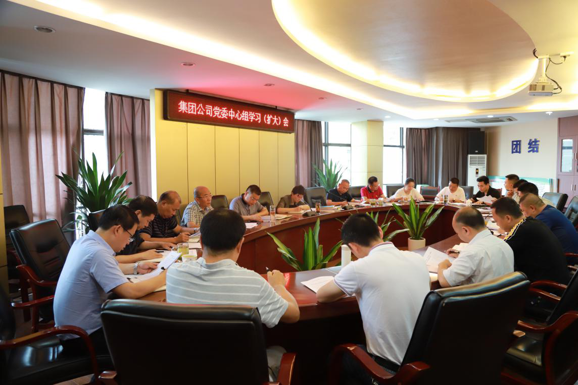 集團公司黨委召開(kāi)理論學(xué)習中心組（擴大）會(huì )議