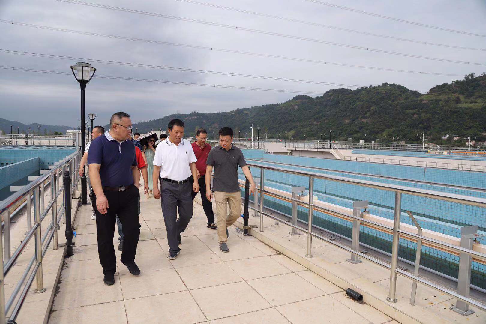 市人大常委會(huì )副主任張家園到普安水廠(chǎng)考察調研