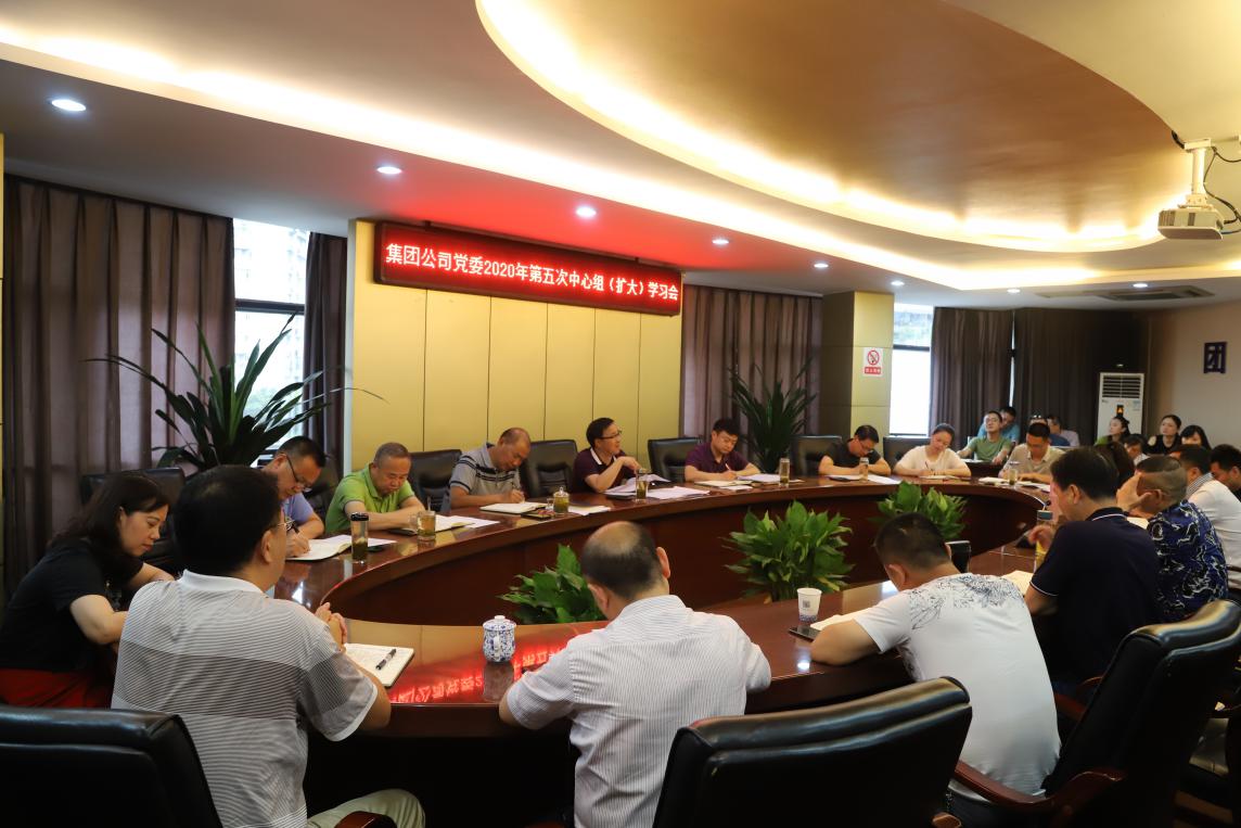 集團公司召開(kāi)理論學(xué)習中心組 學(xué)習（擴大）會(huì )