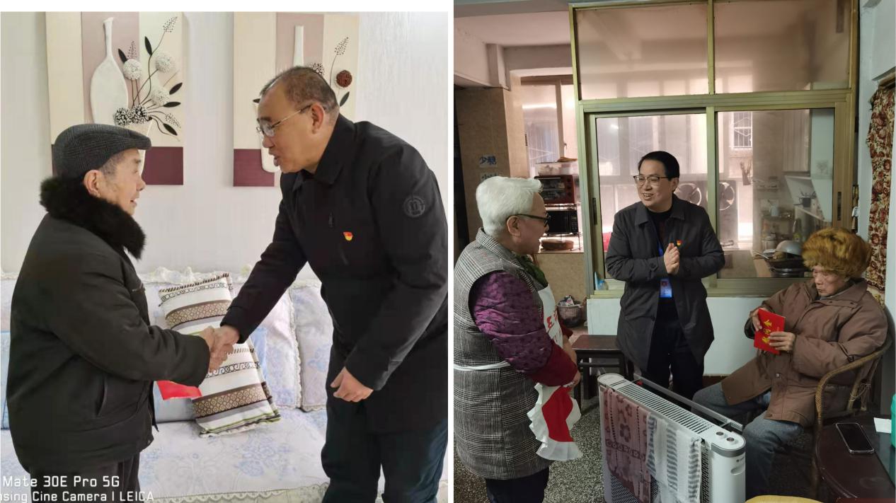 集團公司黨委春節慰問(wèn)走訪(fǎng)退休黨員干部