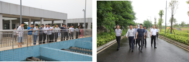 宜賓市公用事業(yè)服務(wù)集團領(lǐng)導蒞臨清源水務(wù)集團調研座談
