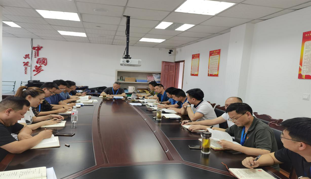 集團公司黨委委員、副總經(jīng)理劉林為二支部上專(zhuān)題黨課