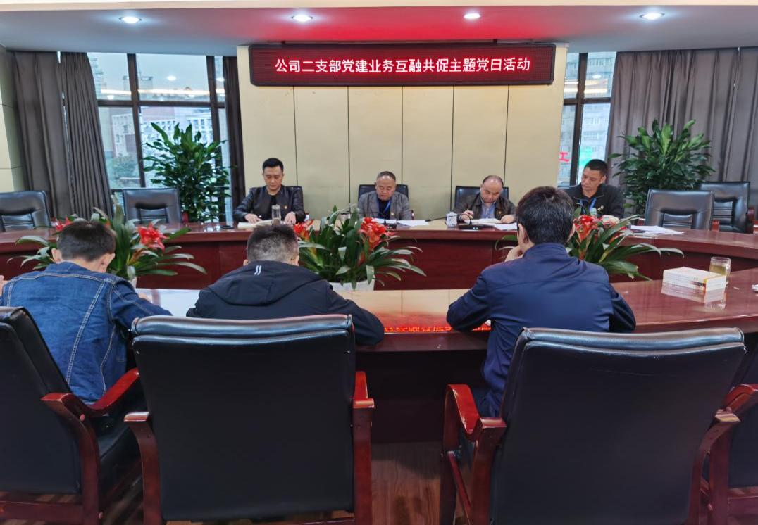 集團公司二支部召開(kāi)十月黨員大會(huì )暨黨建業(yè)務(wù)互融共促主題黨日活動(dòng)