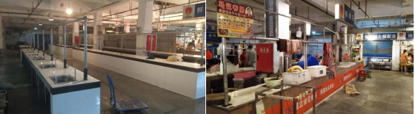 集團公司領(lǐng)導調研金沙農貿市場(chǎng)改造工程