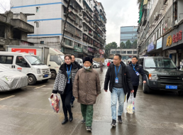 節前慰問(wèn)送溫暖，情系下渡口社區困難群眾