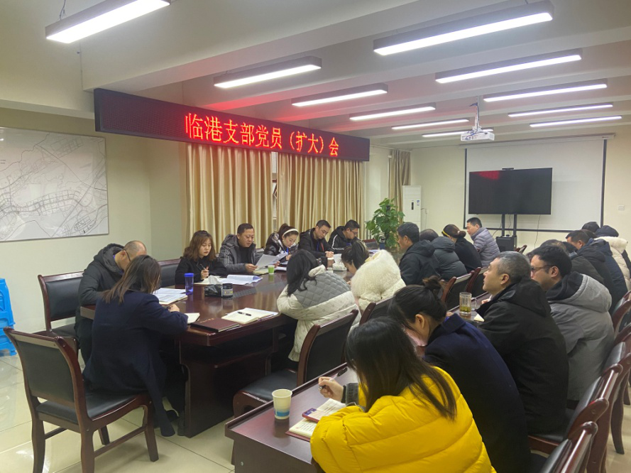 臨港支部召開(kāi)二月份支部黨員(擴大)會(huì )