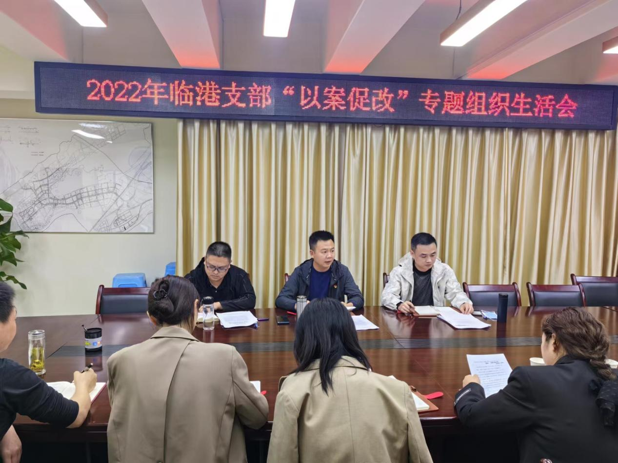 臨港支部召開(kāi)“以案促改”專(zhuān)題組織生活會(huì )