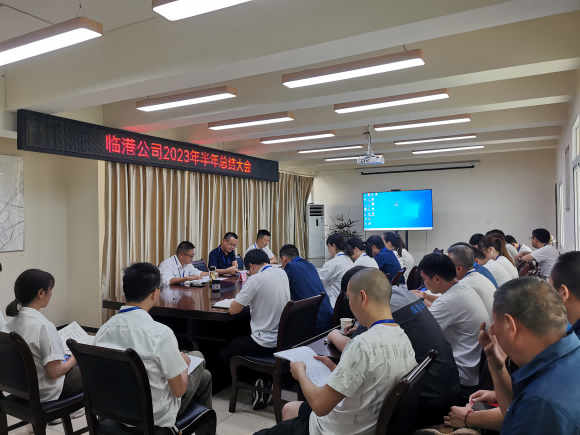臨港公司召開(kāi)2023年半年工作總結大會(huì )
