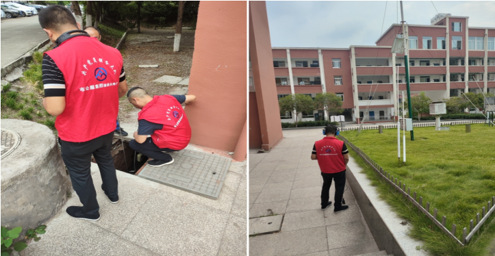 天泉公司幫助敘州區城北小學(xué)探尋供水 管道暗漏